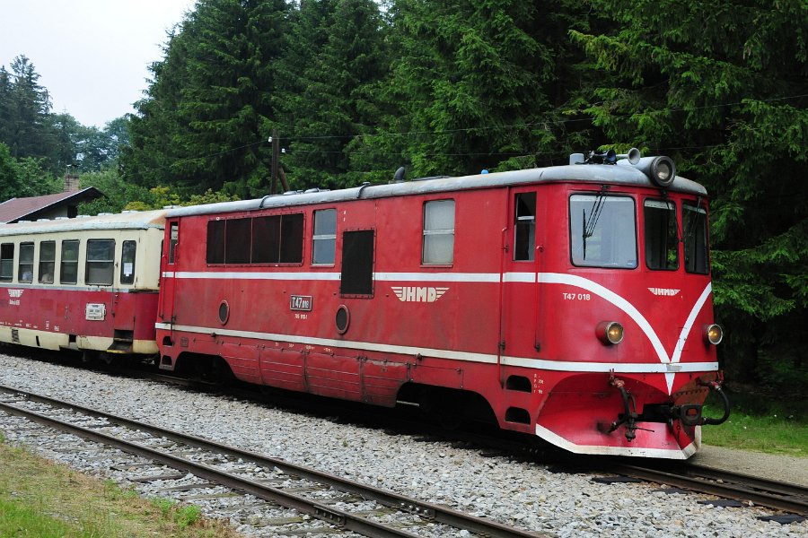 2020.07.19 JHMD T47.018 und T47.005 Jindřichův Hradec - Nová Bystřice (38)